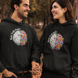 Mental Health Matters Hoodie, Floral Anatomical Brain Tee, Mental Health Awareness Shirt, Gift For Counselor