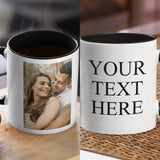 Custom Coffee Mug with Photo, Personalized Picture Coffee Cup, Anniversary Mug Gift for Him / Her, Customizable Logo-Text Mug to Men-Women