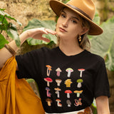 Aesthetic Mushroom Shirt, Magic Mushroom Shirt, Botanical Shirt, Mushroom Shirt, Cottagecore Shirt, Nature Lover Mushroom Tee, Fungus Shirt