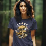 Comfort Colors® Magic Mushroom Shirt, Moon Phases Shirt, Spiritual Moon Phase, Aesthetic Mushroom Shirt, Cottagecore Shirt, Gift For Mother