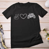 Peace Love Offroad shirt, American offroad Tshirt, US Offroad, 4WD offroad shirt, Peace Love tee, Offroad forest shirt, USA Flag sweatshirt
