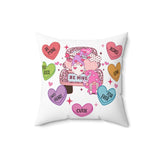 Valentine Candy Conversation Hearts Pillow