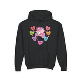 Valentine Candy Hearts Kids Hoodie