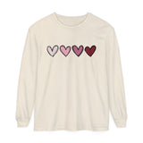 Valentine Double Heart Long Sleeve Shirt