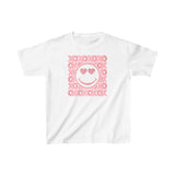 Valentine Smiley Heart Face Kids T-Shirt