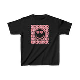 Valentine Smiley Heart Face Kids Tee