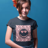 Valentine Smiley Heart Kids Shirt