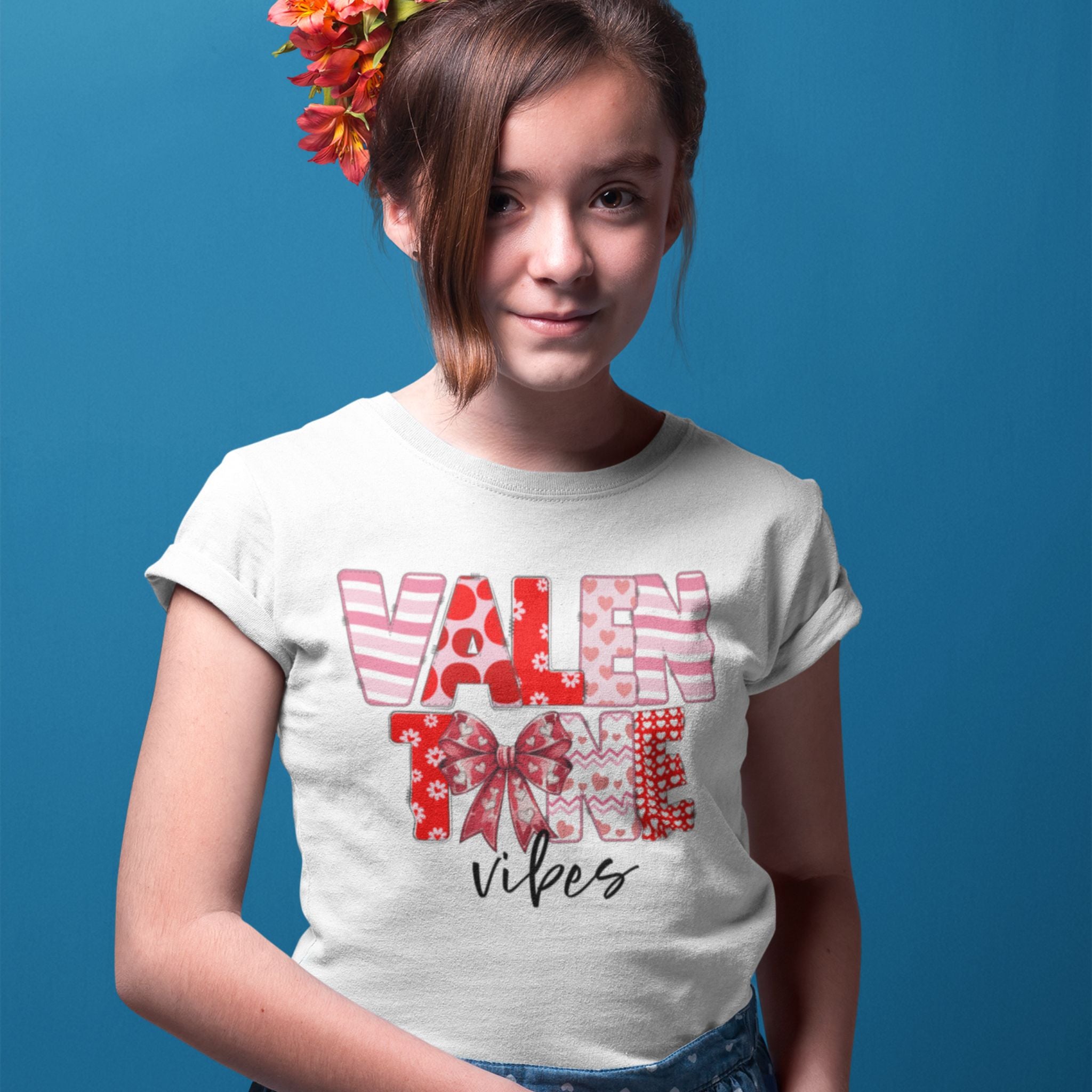 Valentine Vibes Kids Shirt