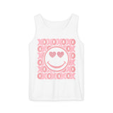Valentine XOXO Smiley Face Tank Top