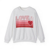Valentines Day Retro Love Sweatshirt