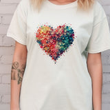 Valentines Watercolor Hearts Shirt