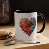 Watercolor Heart Mug