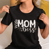Wife Mom Boss Shirt