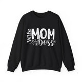 Wife Mom Boss Sweater