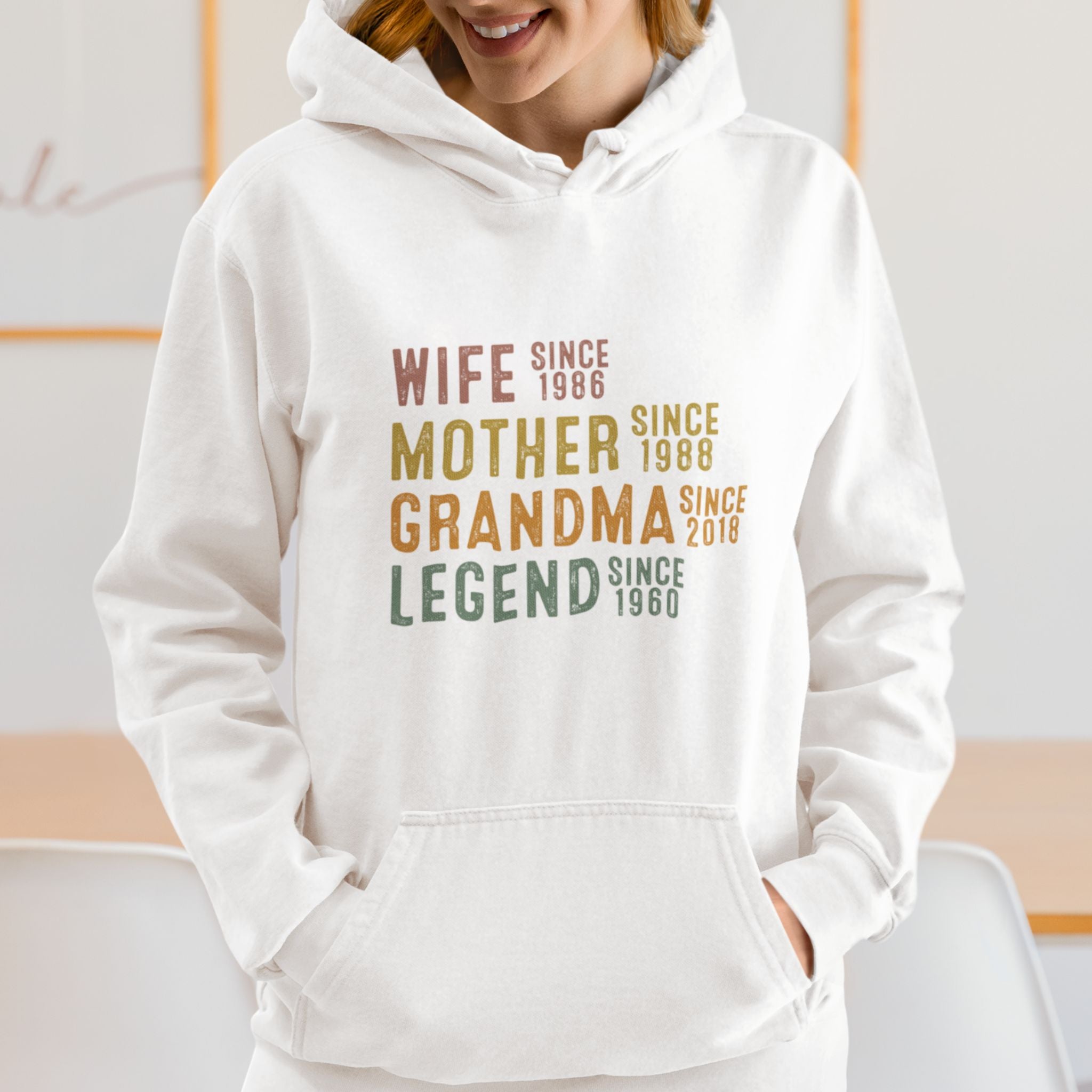 Wife Mother Grandma Legend Hoodie