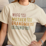 Wife Mother Grandma Legend Shirt