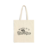 World's Best Mom Cotton Tote Bag