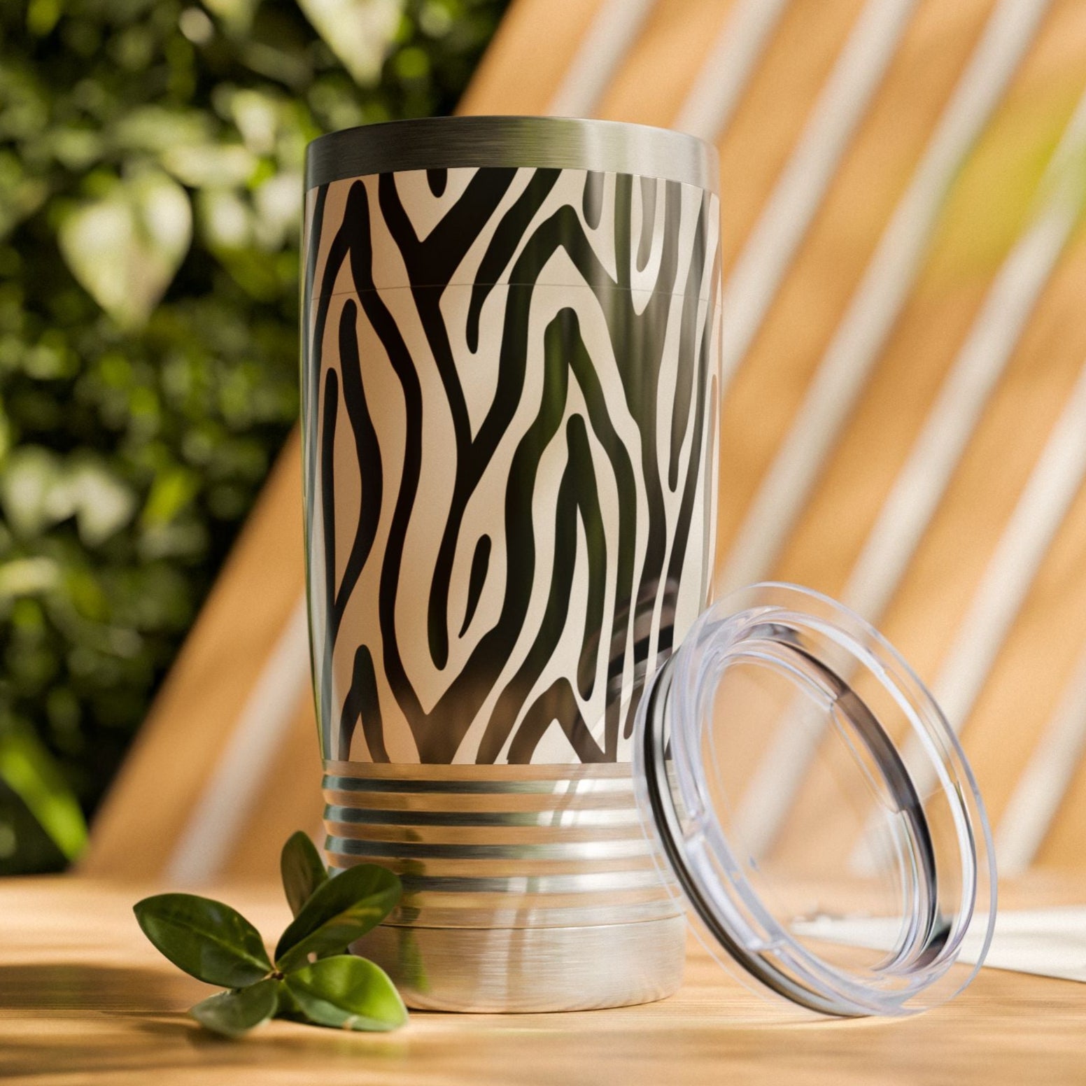 Zebra Print Ringneck Tumbler