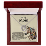 UNIDAZE Lucky Horseshoe Necklace Gift for Mom, Horse Lover Gift From Daughter or Son, Christmas Gift for Mom ShineOn Fulfillment C30188TR lx-C30188 PB23-WOOD PT-3641 TNM-1 USER-188348