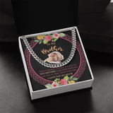 Cuban Chain Necklace for Brother, Brother Gifts, Brother Birthday Present, Meaningful Gift for Brother from Sister, Brother Christmas Gift