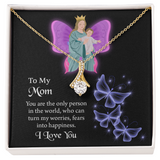 To My Mom Alluring Beauty Necklace, Jewelry for Mom, Gift for Mom, Mothers Day Necklace