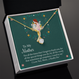 To My Mother Necklace, Thoughtful Present from Son, Mom Necklace From daughter, Mothers Day Gift for Mom