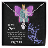 To My Mom Alluring Beauty Necklace, Jewelry for Mom, Gift for Mom, Mothers Day Necklace