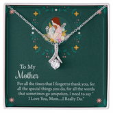 To My Mother Necklace, Thoughtful Present from Son, Mom Necklace From daughter, Mothers Day Gift for Mom