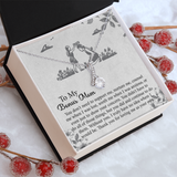 To my Bonus Mom Gift, Meaningful Second Mom Necklace, Mothers Day Necklace For Step Mom, Wedding Second Mom Present
