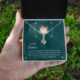 To My Mother Necklace, Thoughtful Present from Son, Mom Necklace From daughter, Mothers Day Gift for Mom