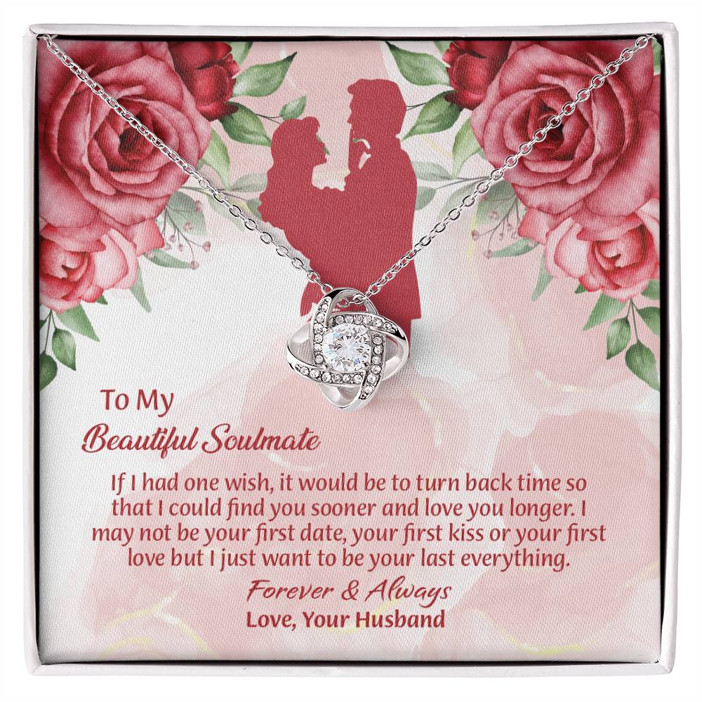 UNIDAZE To My Beautiful Soulmate Necklace, Birthday Gifts for Girlfriend, Necklace for Wife, Soulmate Gift ShineOn Fulfillment C30011TG C30011TR PB23-WOOD PT-4377 TNM-1 USER-188348