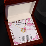 To My Beautiful Mom Love Knot Necklace from Daughter, Mothers Day Gift for Mom, Thoughtful Present from Son