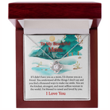 To My Beautiful Mom Love Knot Necklace From Daughter, Thoughtful Present From Son, Mothers Day Gift To Mom