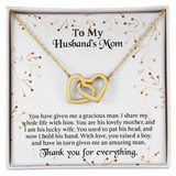 To My Husbands Mom Necklace, Mother In Law Birthday Gift, Mothers Day Gifts From Daughter In Law