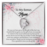 To My Bonus Mom Necklace, Stepmom Necklace, Mothers Day Necklace, Mom Appreciation Gift