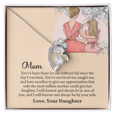 Mom Necklace, Mom Birthday Gift from Daughter, Mothers Day Necklace, Message Card Jewelry For Mom