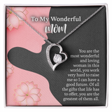 To My Wonderful Mom Necklace, Mothers Day Gift for Mom, Thoughtful Present from Son, Mom Necklace From daughter