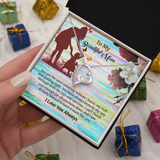 To My Beautiful Mom Necklace, Mothers Day Gift To Mom, Thoughtful Present from Son, Mom Necklace From daughter