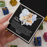 To My Mother Forever Love Necklace, Mom Birthday Gift From Son, Mothers Day Necklace To Mom, Message Card Jewelry For Mom