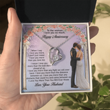 To My Wife Anniversary Necklace, Anniversary Gift for Wife, Wife Gift From Husband, Gift For Anniversary