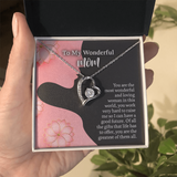 To My Wonderful Mom Necklace, Mothers Day Gift for Mom, Thoughtful Present from Son, Mom Necklace From daughter