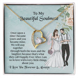 UNIDAZE To My Soulmate Necklace, Forever Love Necklace, Birthday Gift For Her, Valentine Gifts For Her, Gift For Soulmate, Gift For Wife Girlfriend ShineOn Fulfillment C30025TG C30025TR lx-C30025 PB23-WOOD PT-781 TNM-1 USER-188348
