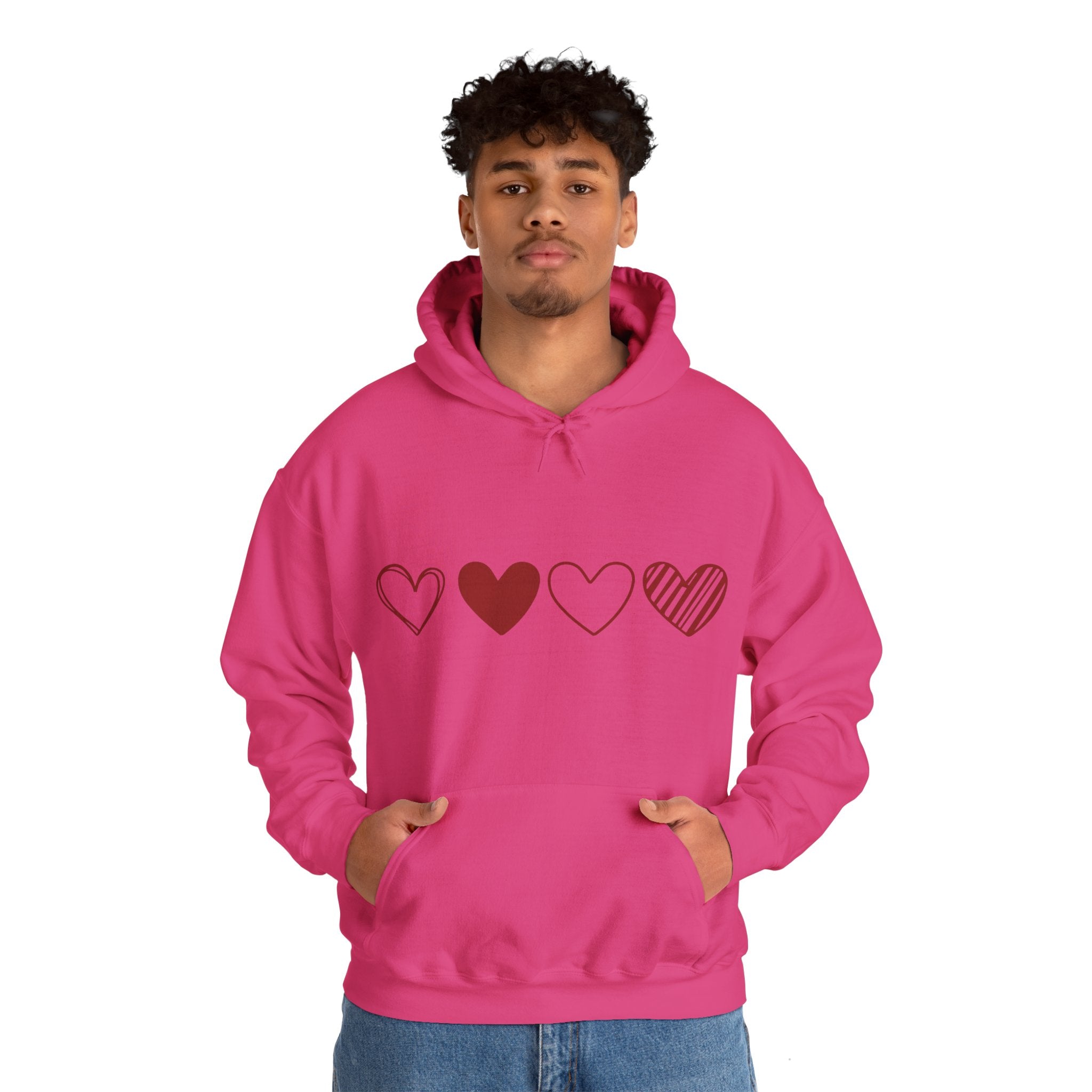 Heart Hoodie, Valentines Day Hooded Sweatshirt, Couple Gift Shirt, Red Heart Hoodie, Valentines Day Hoodie, Heart Gift for Women, Valentine