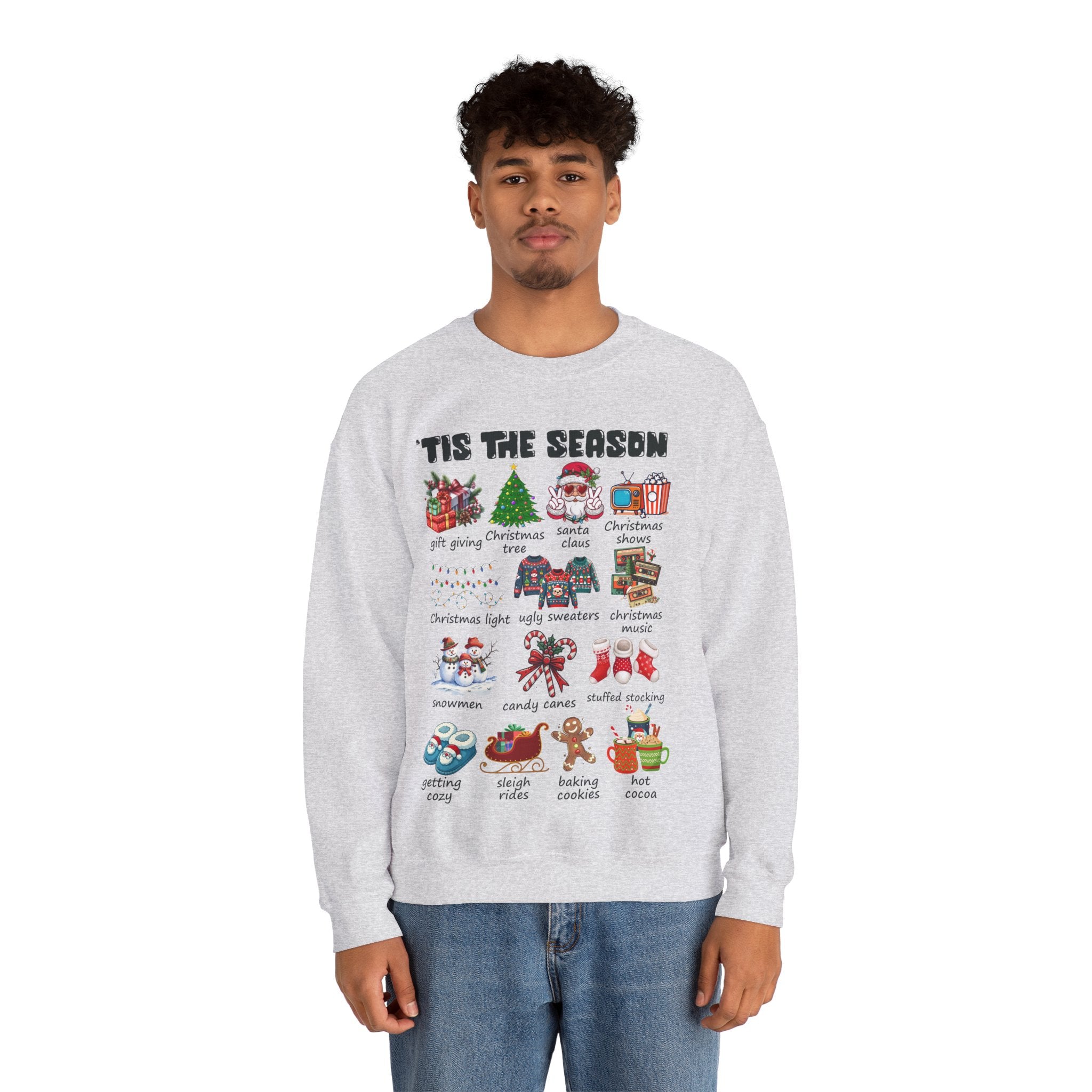 Tis the Season Christmas Sweatshirt, Christmas Tis The Season Shirt, Merry Christmas Shirt, Christmas Sweatshirt For Women, Cute Winter Top