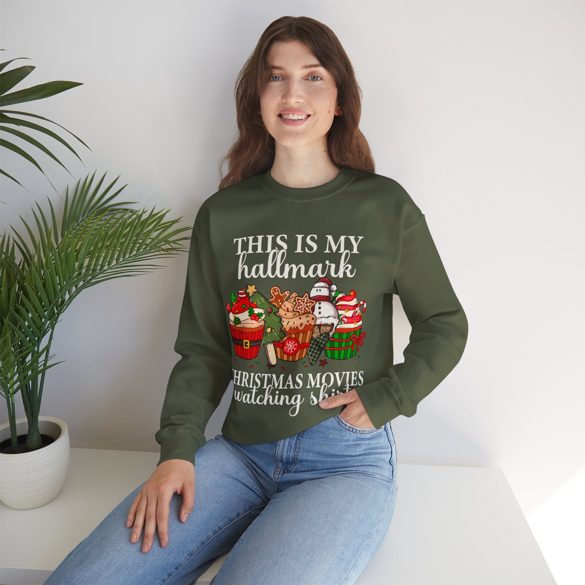 This is My Hallmark Christmas Movie Watching Sweatshirt, Hallmark Christmas Movies Shirt, Holiday Spirit Shirt, Hallmark Sweatshirt