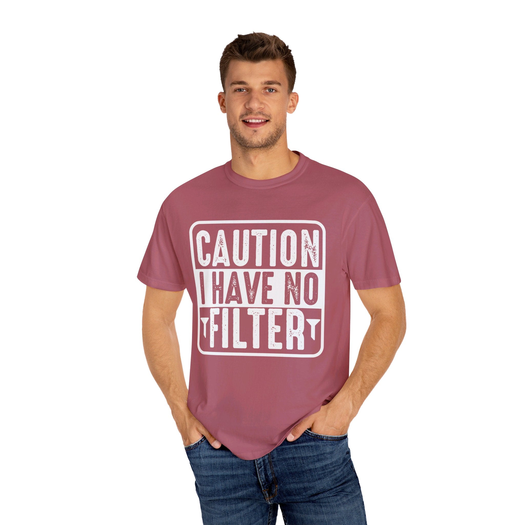 Caution I Have No Filter shirt, Sassy Shirt, Sarcastic tee, Funny Saying Shirt