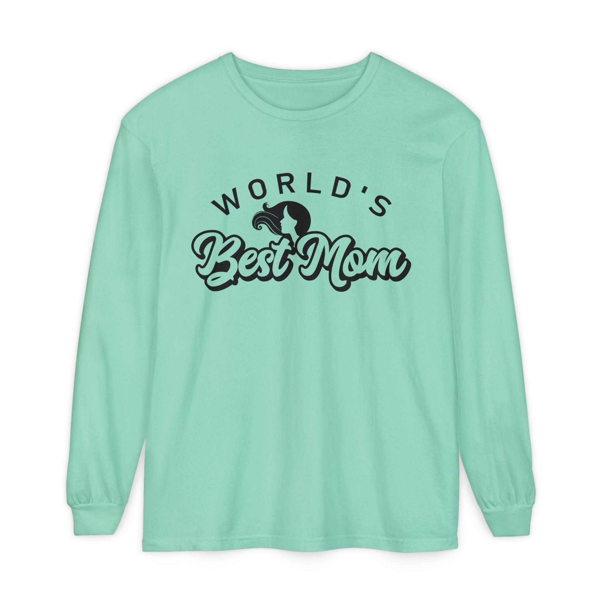 World's Best Mom Long Sleeve T-Shirt, World's Best Mom, Mother's Day Shirt, Gift for Mama, Cute Mom Shirt, Mother's Day Gift Shirt