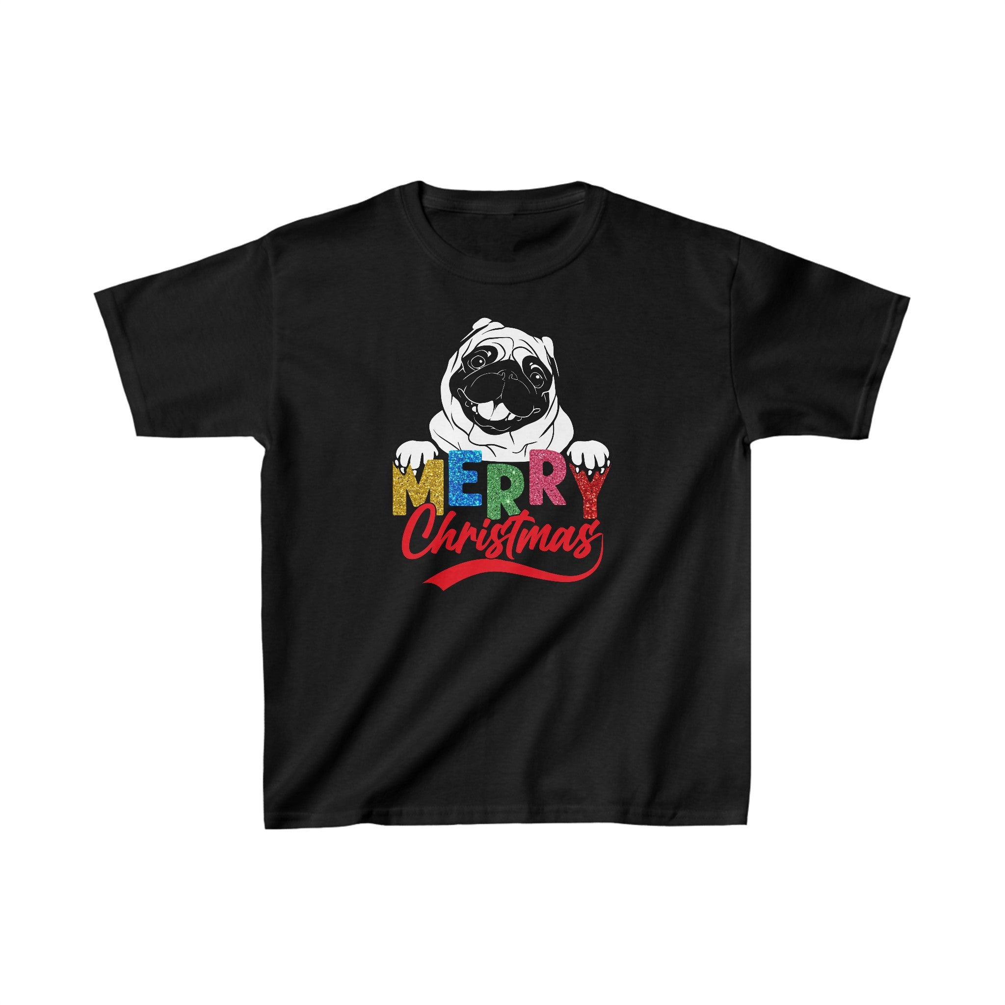 Christmas Pug Kids Shirt, Dog Christmas Shirt Kids, Pug lover gift, pug mom shirt, Animals Christmas Shirt, pug Christmas shirt