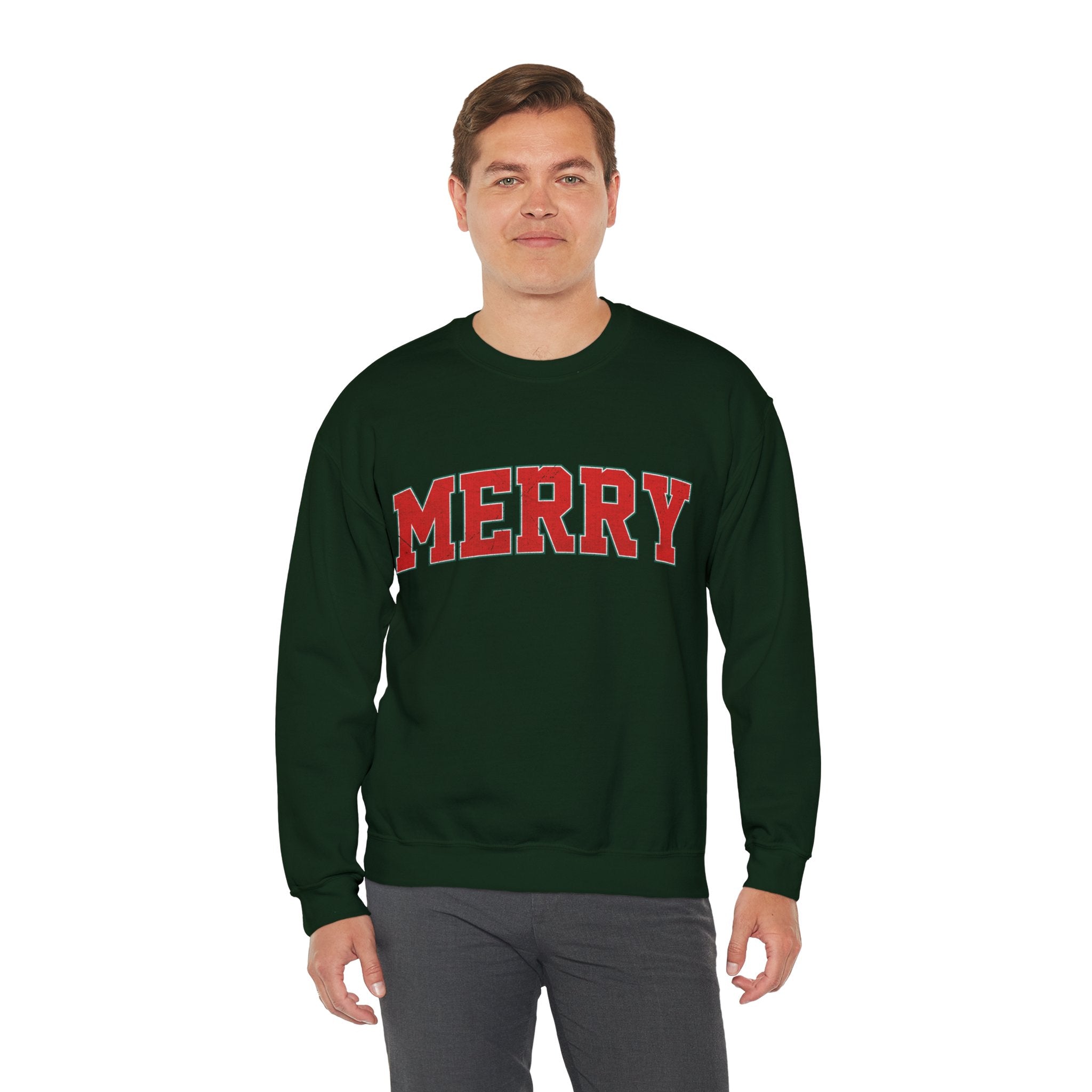 Merry Christmas Sweatshirt, Christmas Shirts, Cute Winter Sweater, Christmas Shirt for Women, Christmas Crewneck Sweatshirt, Holiday Sweater