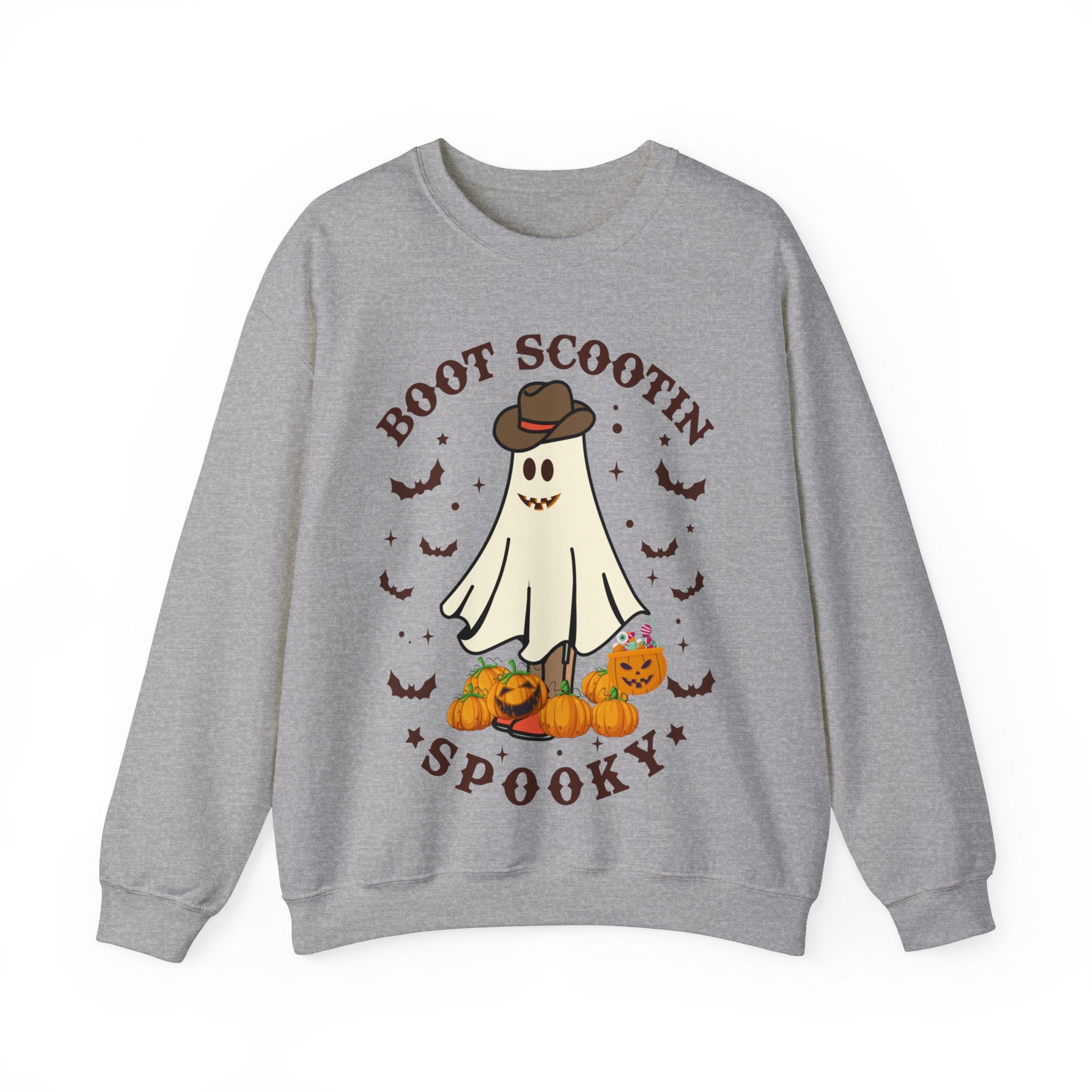 Boot Scootin Spooky Sweatshirt, Halloween Shirt, Cowboy Ghost Shirt, Western Halloween Shirt, Cute Spooky Shirt, Halloween Gift, Country Tee